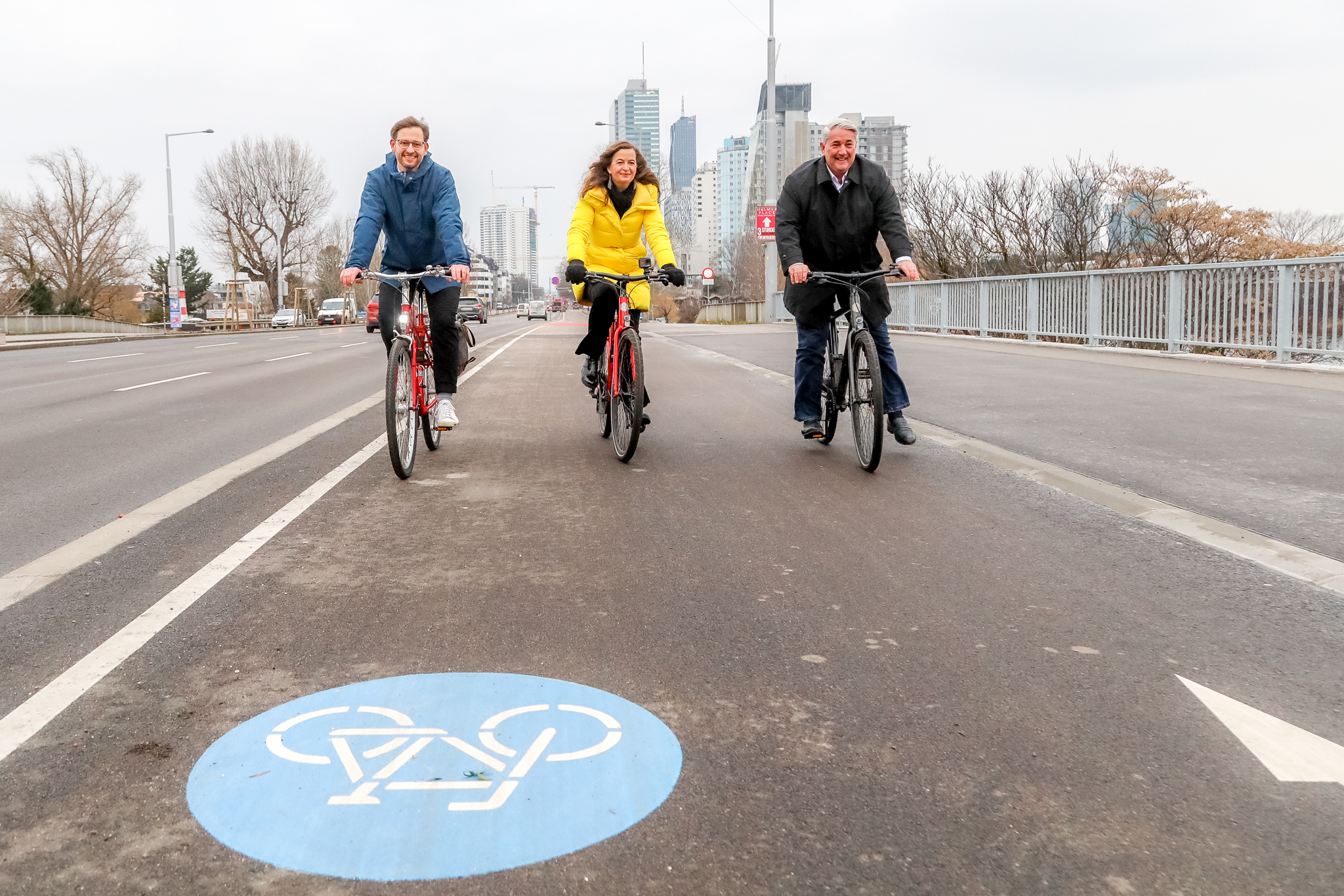 Donaustadt: Neuer Radweg An den alten Schanzen