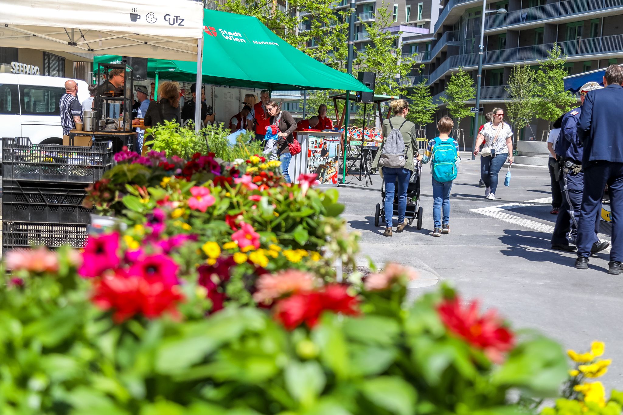 Donaustadt: Große Feier am Mazzucco-Markt