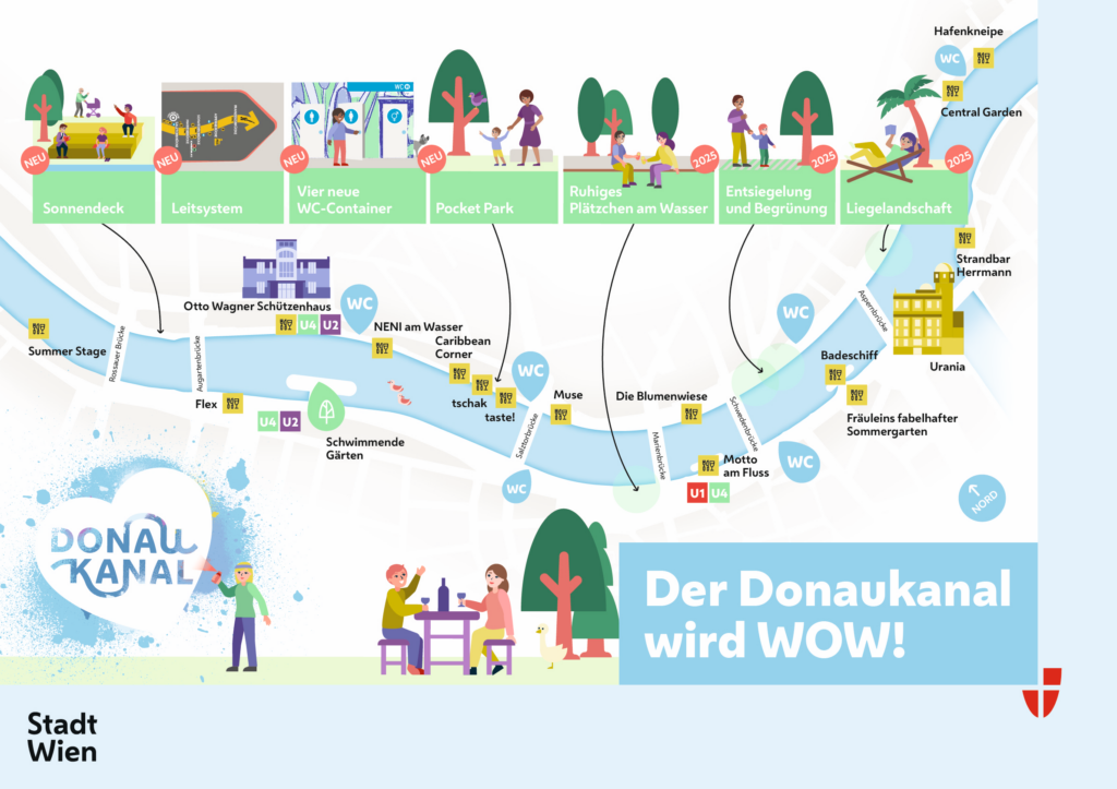 Grafik Der Donaukanal wird WOW!