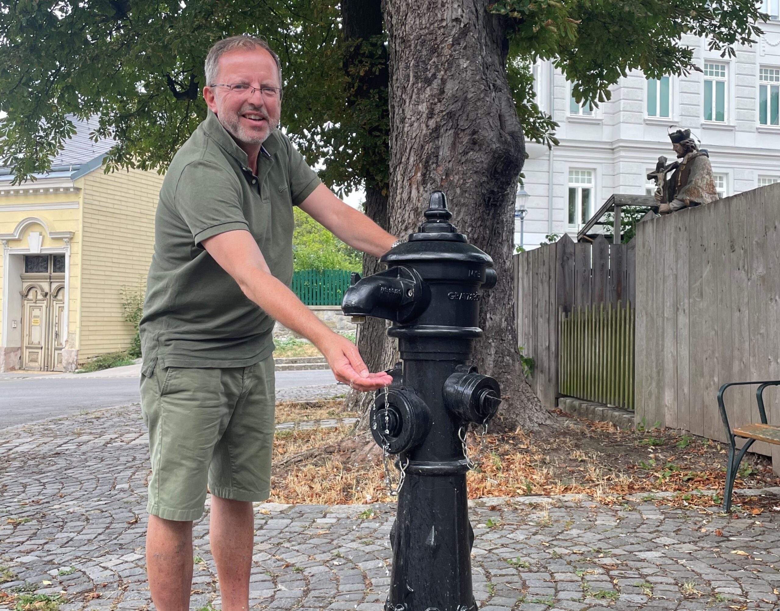 Hietzing: Neuer Trinkbrunnen in Ober St. Veit