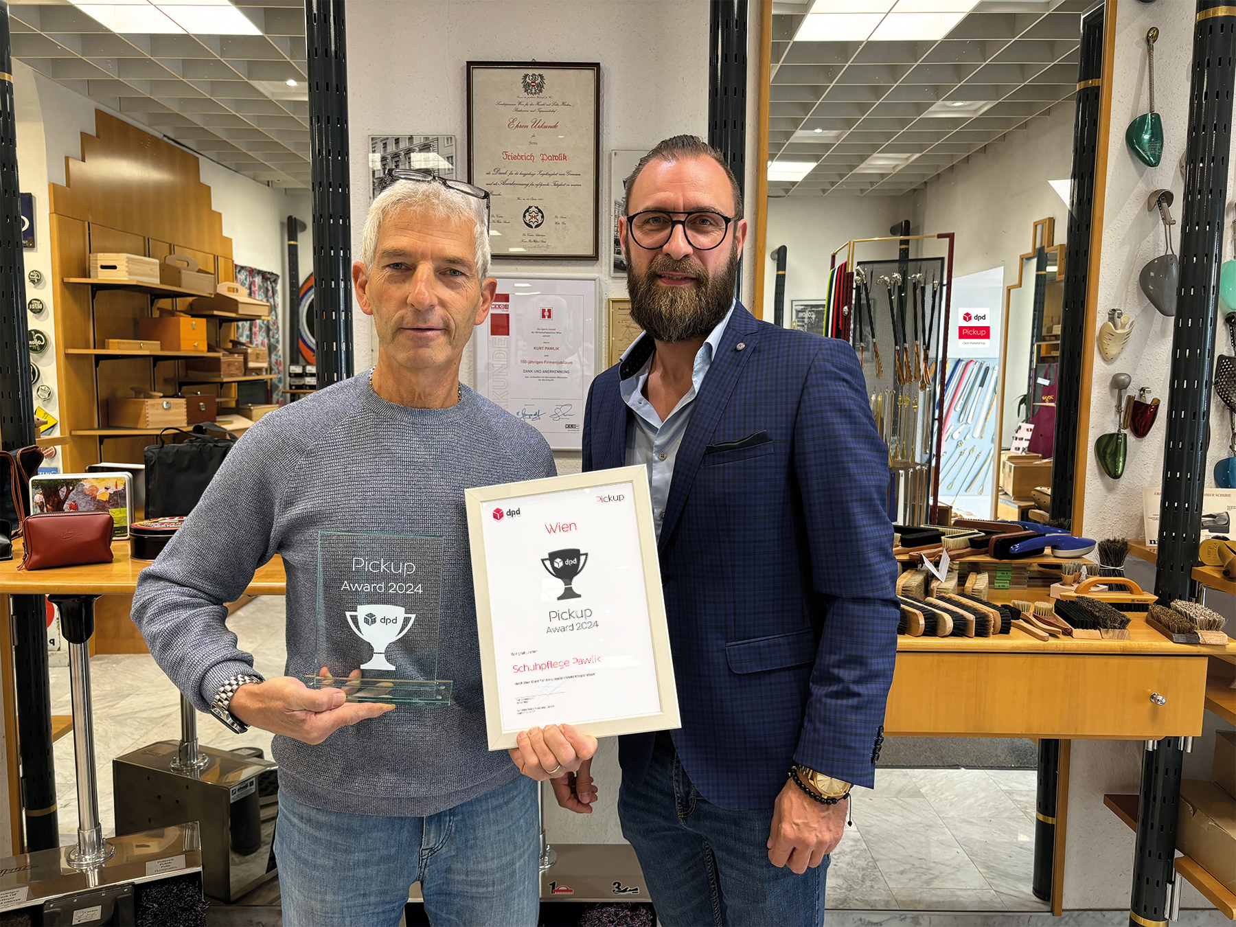 „Schuhpflege Pawlik“ mit DPD-Award ausgezeichnet