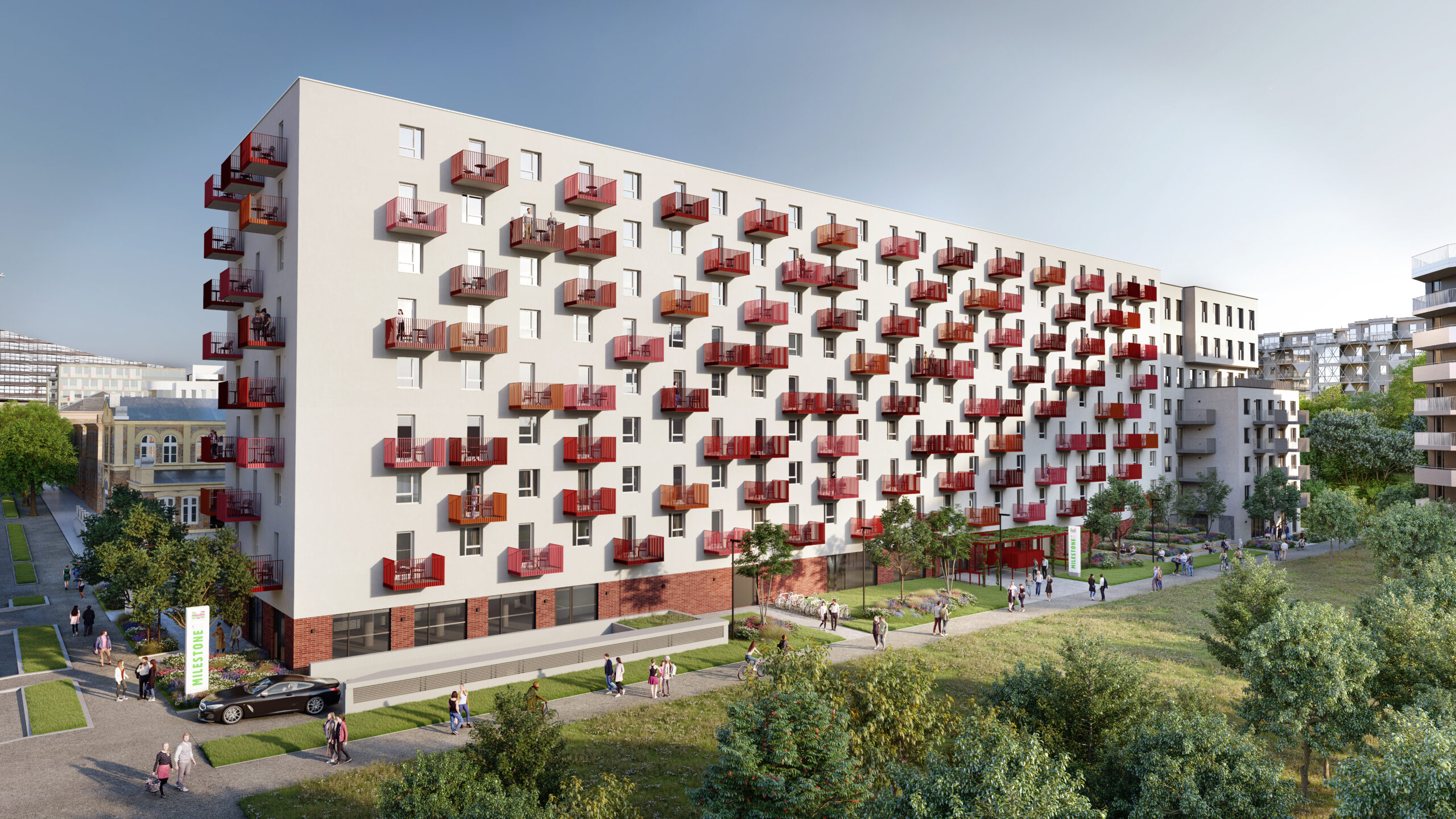 Studentenwohnheim Milestone in Neu Marx eröffnet