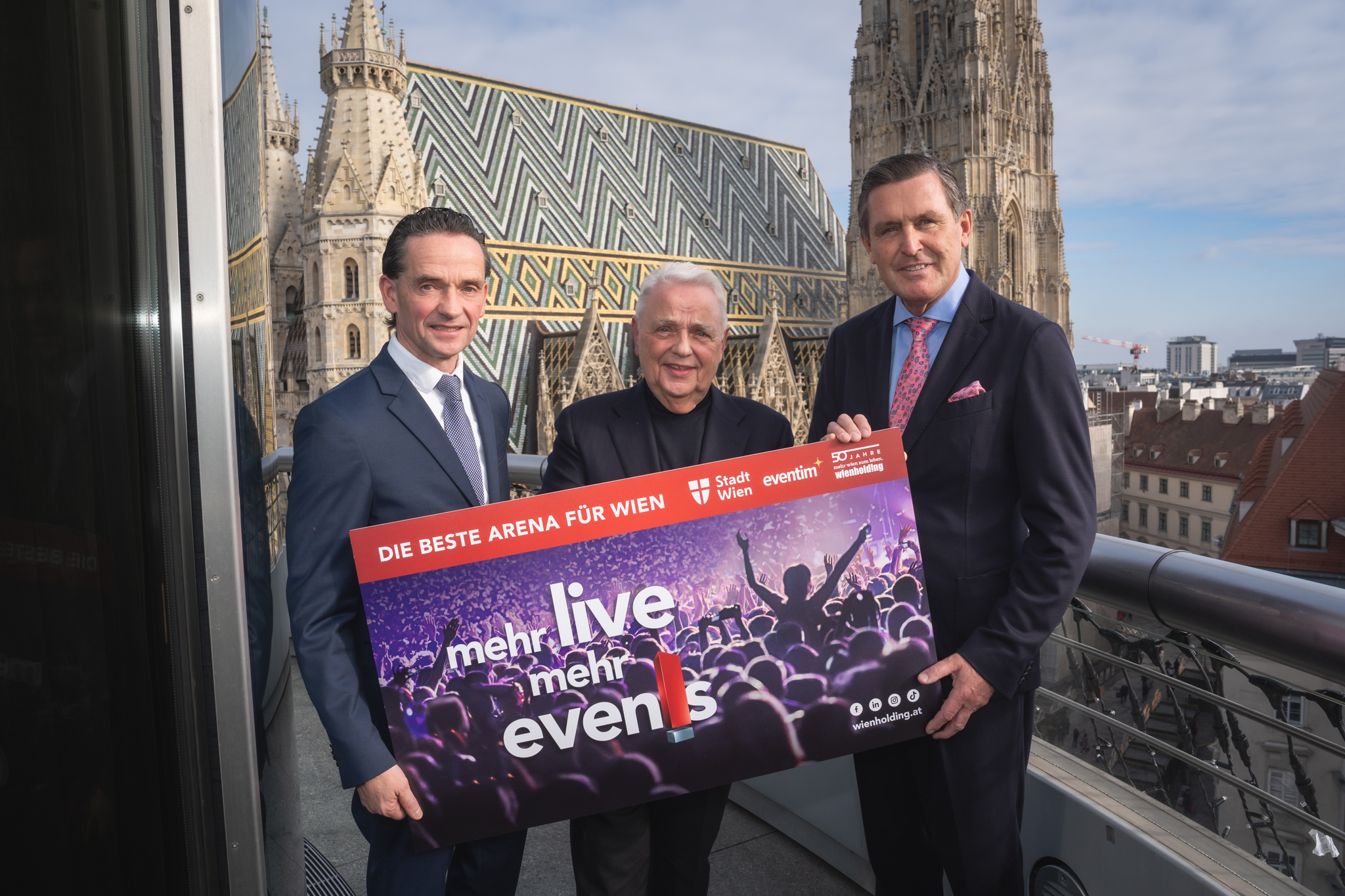 Große Unterhaltung: Startschuss für Wien-Holding Arena