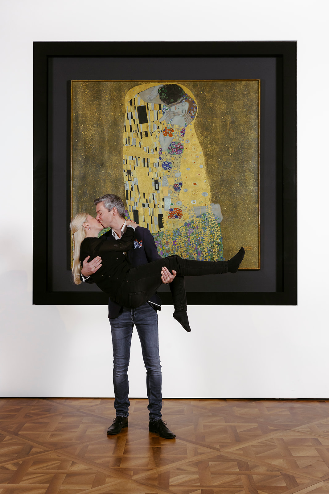 Ein Kuss vor dem „Kuss“: Romantischer Valentinstag im Belvedere