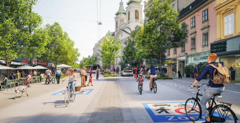 Modernisierung Landstraßer Hauptstraße: Ausstellung informiert
