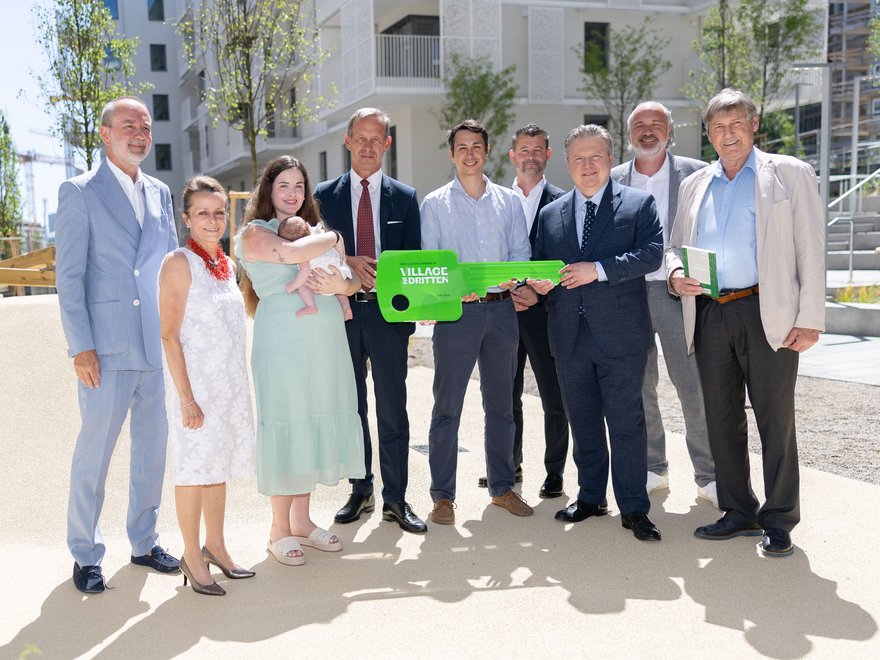 Erste Wohnungen im Village im Dritten offiziell übergeben