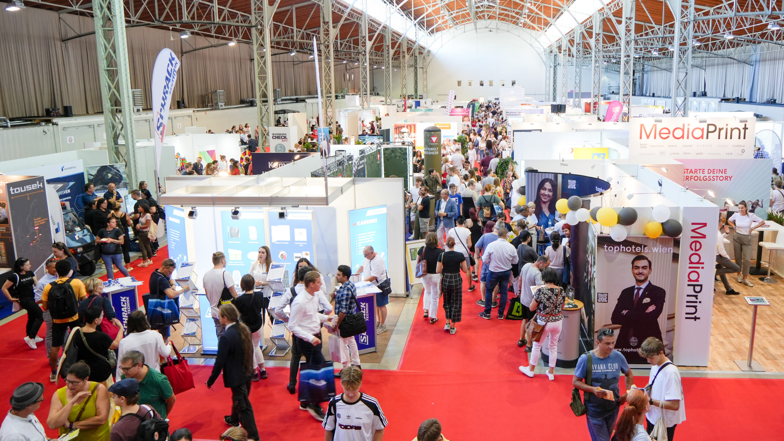 Für den Karriere-Kick: jobmesse austria kommt in die Marx Halle